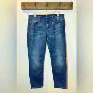 7 For All Mankind Jeans cropped gwenevere women’s size 30